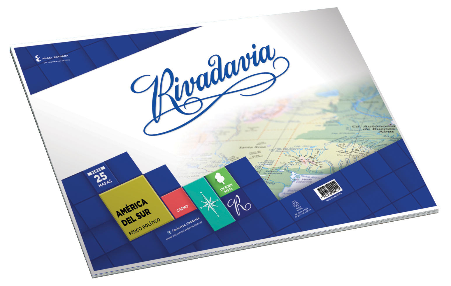 MAPA ESCOLAR Nº 6 PLANISFERIO POLITICO CROMOS RIVADAVIA 231273