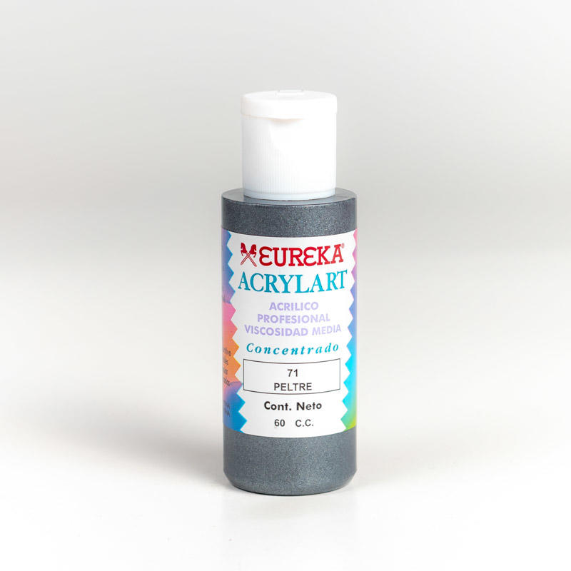 ACRILICO EUREKA ACRYLART 60 CC PELTRE -71