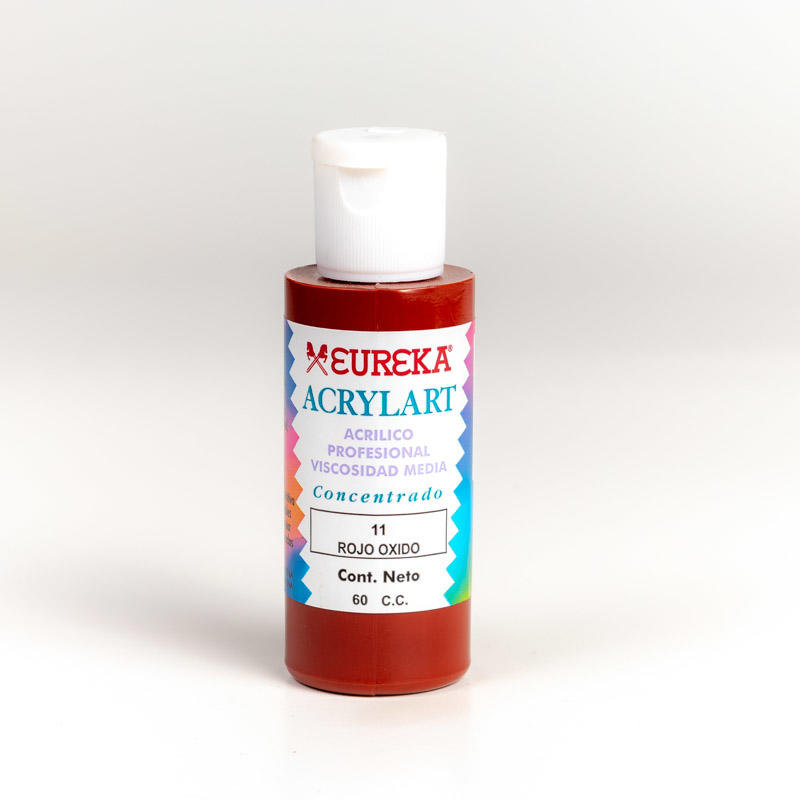 ACRILICO EUREKA ACRYLART 60 CC ROJO OXIDO -11