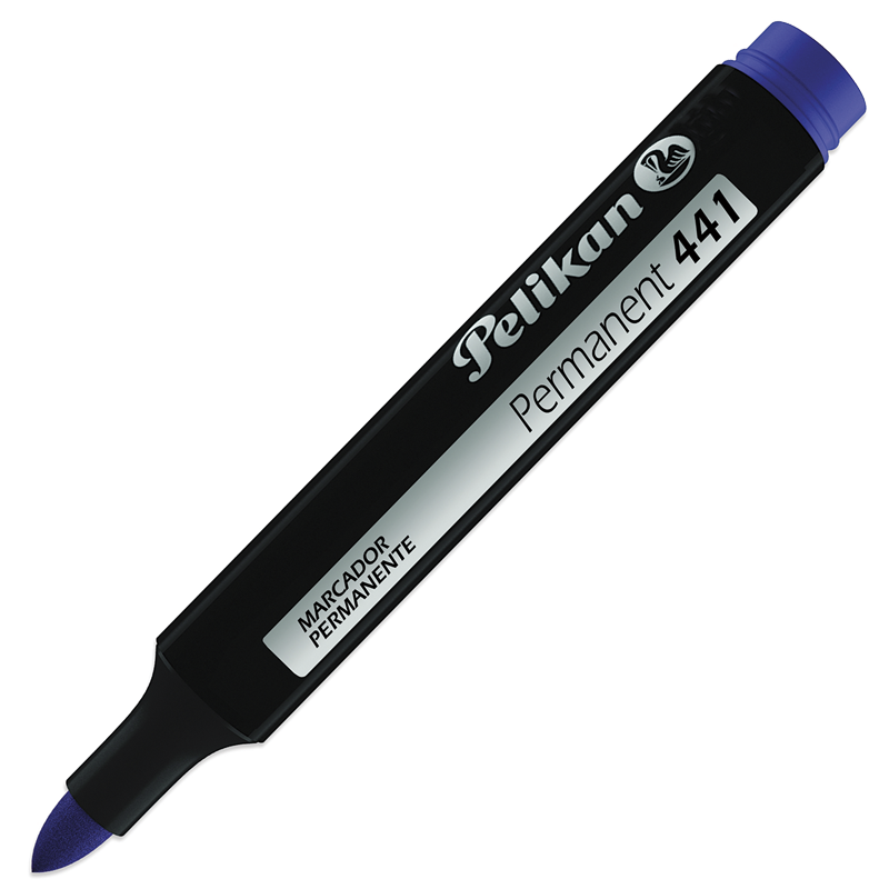 MARCADOR PELIKAN 441 PERMANENTE AZUL PTA RED