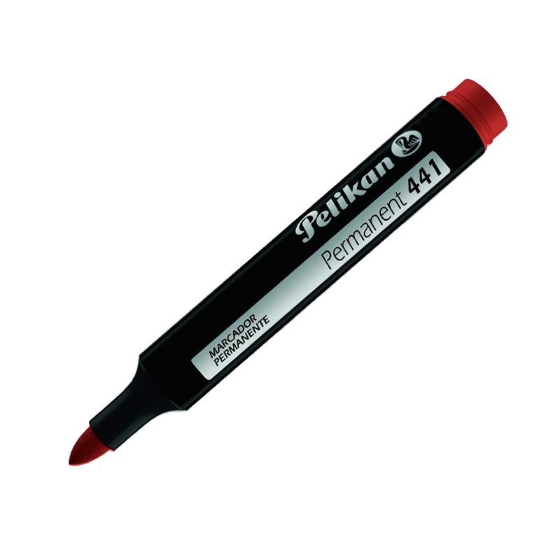 MARCADOR PELIKAN 441 PERMANENTE ROJO PTA RED