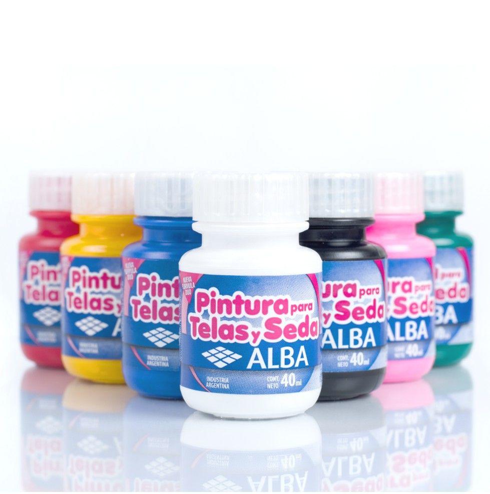 PINTURA P/TELA Y SEDA ALBA 40 ML VERDE 558