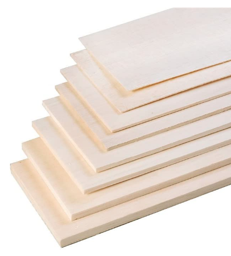 MADERA BALSA PLANCHAS 8 MM X 5 UN