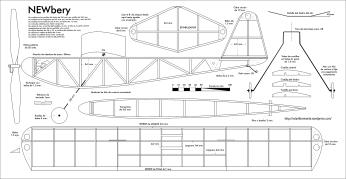 MADERA BALSA AVION P/ARMAR NEWBERY