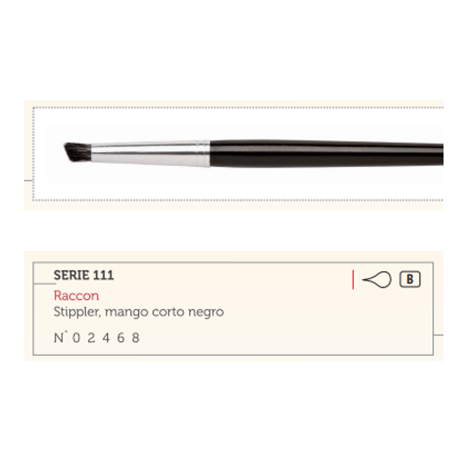 PINCEL CASAN SERIE 111 RACCON STIPPLER  Nº 2 C/U