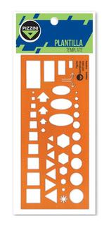 PLANTILLA PIZZINI NARANJA 