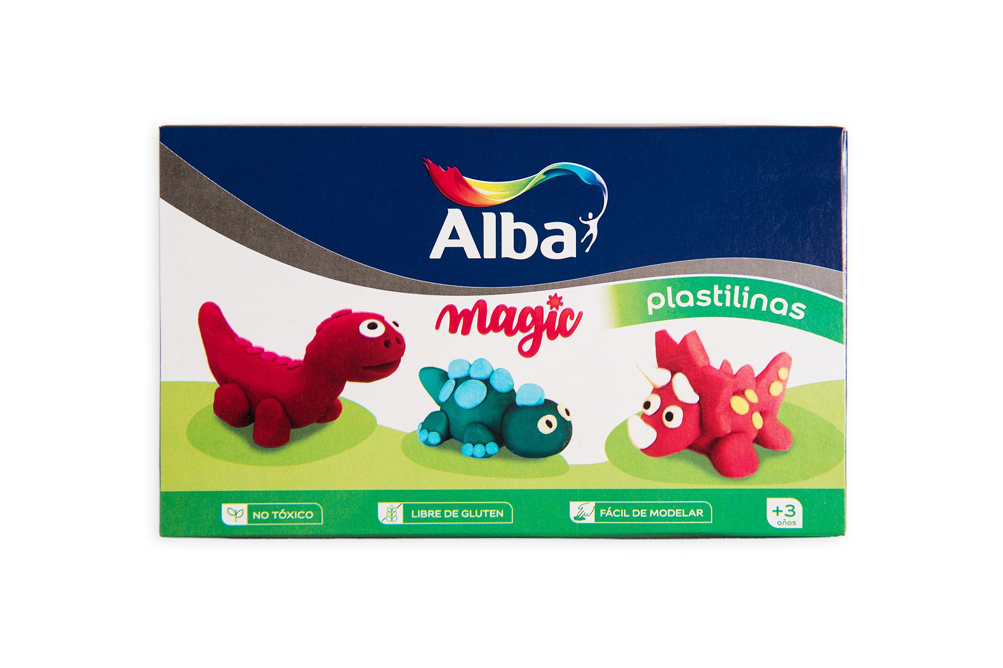 PLASTILINA ALBA X 24 UN NEGRO
