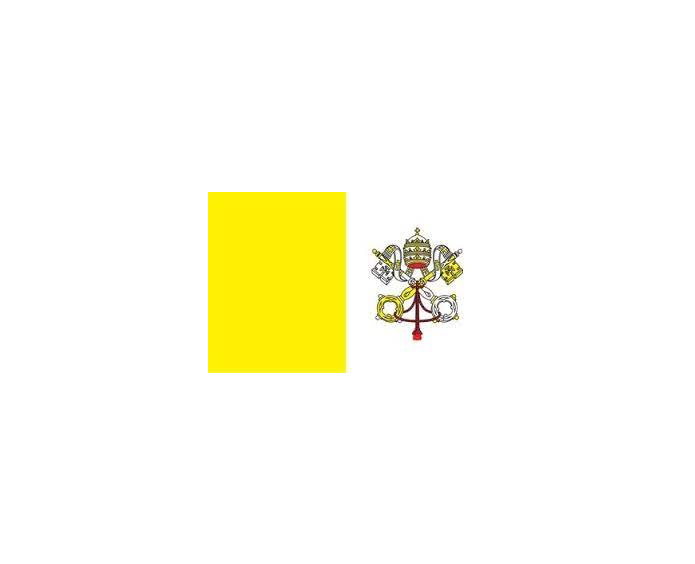 BANDERA PAPAL 90 X 150 CM
