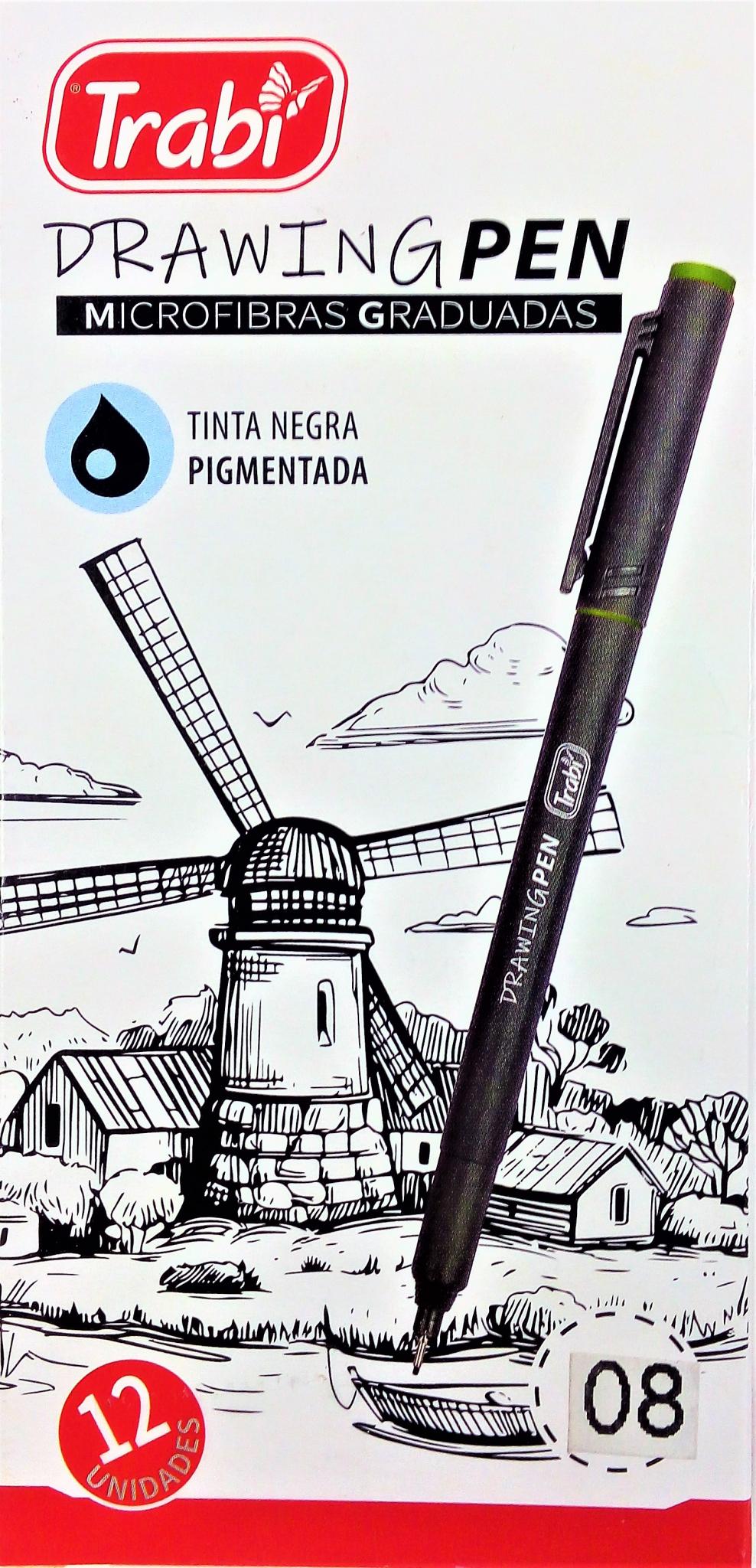 MARCADOR TRABI DRAWING PEN 0.8 MM- TR13016