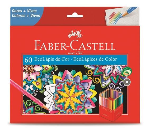 LAPICES DE COLORES FABER CASTELL ECO X 60 112061