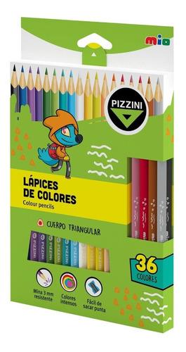 LAPICES DE COLORES PIZZINI X 36 LARGOS  LML2736