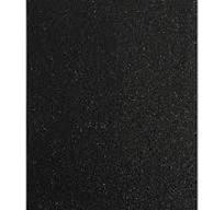 CARTULINA GLITTER 50 X 70 X 5 HS NEGRO-28347
