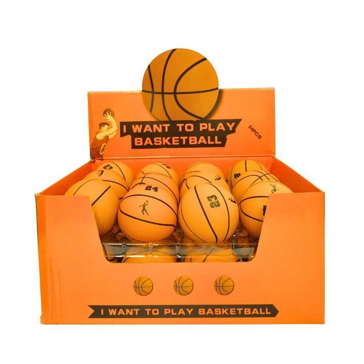PELOTA LOCA CAUCHO FUTBOL/BASKET/COLORES X 6 UN-27901/2/3