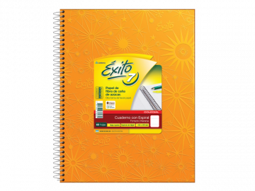 CUADERNO 21 X 27 EXITO COLEGIAL ARAÑA NARANJA 60 HS RAYADO C/ESP-102576