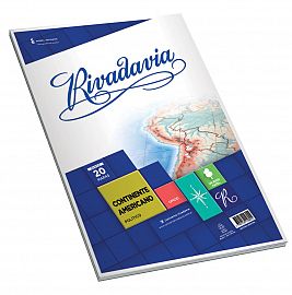 MAPA ESCOLAR Nº 5 AMERICA CTRAL. Y ANTI. POLITICO RIVADAVIA 233021