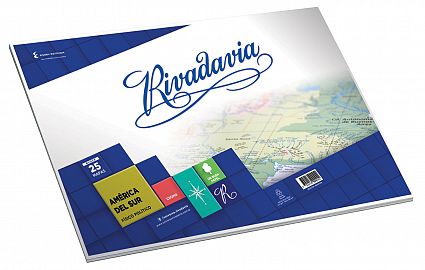 MAPA ESCOLAR Nº 6 AMERICA FIS/POL CROMOS RIVADAVIA 231464