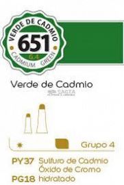 OLEO ALBA 651 VERDE DE CADMIO 18 ML GRUPO 4