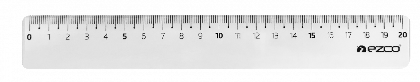 REGLA ESCOLAR 20 CM EZCO C/U-412002