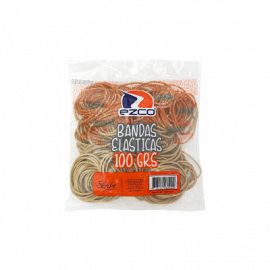 BANDA ELASTICA CAUCHO EZCO X 100 GRS BOLSA