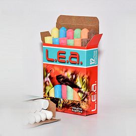 TIZA L.E.A. COLOR X 12 UN-TICOLE12