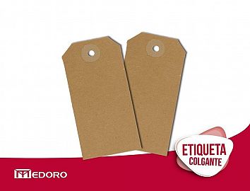 ETIQUETAS MANILA Nº 3 X 500 UN 4.8 X 9.5 CM