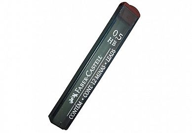 MINAS 0.5 MM FABER CASTELL HB X 12 TUBOS 222500