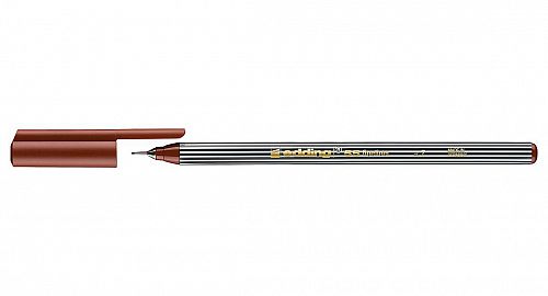 MARCADOR EDDING 55 E.F. MARRON PTA METAL-007