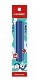 TANQUE P/ROLLER BORRABLE GENIO MICRO 2G REFILL GEL AZUL X 3 UN 0219100103